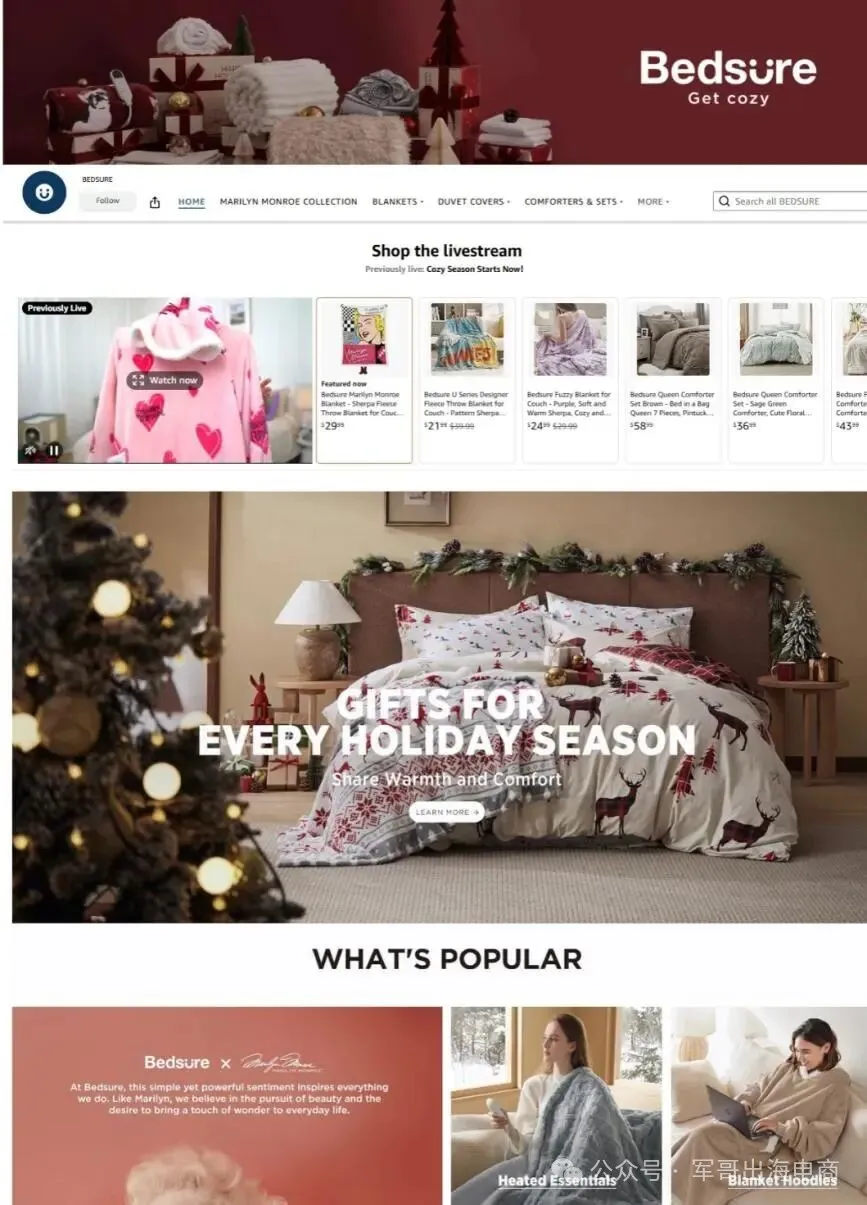 Bedsure黑五狂赚数百万美元!家居品牌TikTok爆单3招,2025攻略直接抄